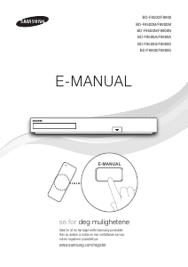 Bruksanvisning Samsung BD-F8900N Blu-ray-spiller