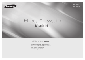 Käyttöohje Samsung BD-J5500E Blu-ray-soitin