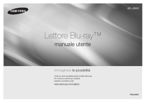 Manuale Samsung BD-J5500E Lettore blu-ray