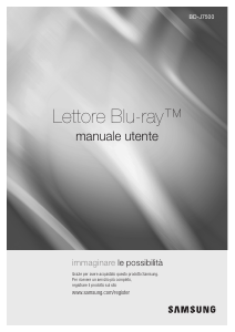 Manuale Samsung BD-J7500 Lettore blu-ray