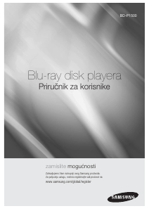 Priručnik Samsung BD-P1500 Blu-ray reproduktor