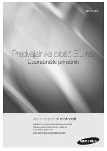 Priročnik Samsung BD-P1500 Predvajalnik Blu-ray