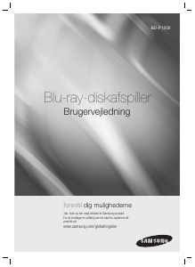 Brugsanvisning Samsung BD-P1500 Blu-ray afspiller