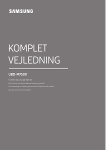 Brugsanvisning Samsung UBD-M7500 Blu-ray afspiller