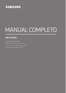 Manual de uso Samsung UBD-M7500 Reproductor de blu-ray