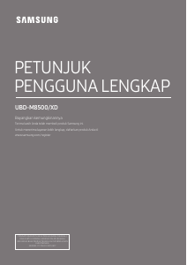 Panduan Samsung UBD-M8500 Pemutar Blu-ray