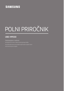 Priročnik Samsung UBD-M9500 Predvajalnik Blu-ray