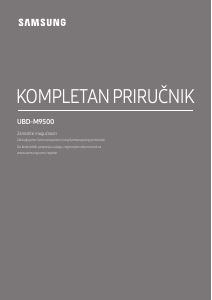 Priručnik Samsung UBD-M9500 Blu-ray reproduktor