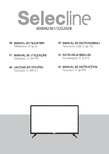 Manual de uso Selecline 32S202B Televisor de LED