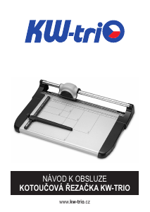 Manuál KW-trio NV-426 Řezačka papíru