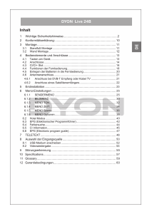 Bedienungsanleitung Dyon Live 24 B LED fernseher