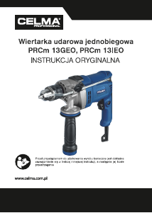 Instrukcja Celma PRCm 13IEO Wiertarka udarowa