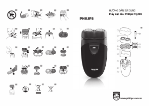 Hướng dẫn sử dụng Philips PQ206 Máy cạo râu