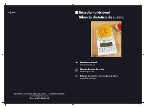 Manual SilverCrest KH809 Balança de cozinha
