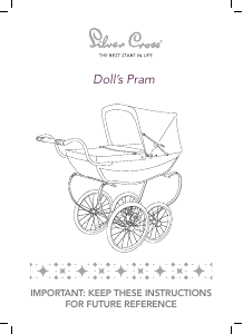 Handleiding Silver Cross Doll Pram Kinderwagen