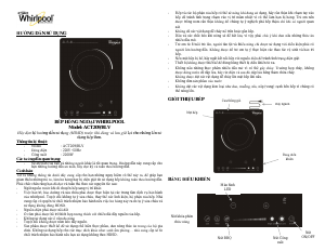 Hướng dẫn sử dụng Whirlpool ACT 209/BLV Tarô