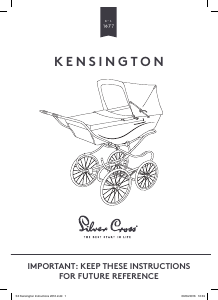 Handleiding Silver Cross Kensington Kinderwagen