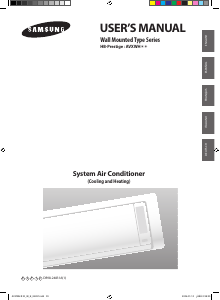 Mode d’emploi Samsung AVXWHH036EA-01 Climatiseur