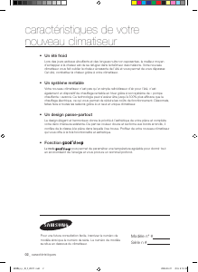 Mode d’emploi Samsung AVXWNH028EE Climatiseur
