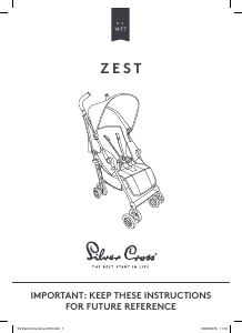 Manual Silver Cross Zest Stroller