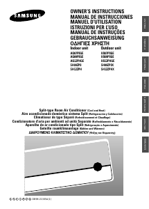Manual de uso Samsung IAQ09P8GE/AFR Aire acondicionado