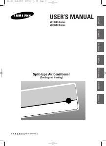 Manual de uso Samsung SH24BP2 Aire acondicionado