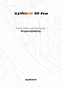 Brugsanvisning Xplova X5 Evo Cykelcomputer