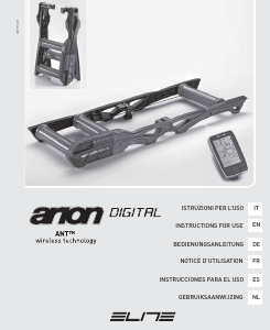Manual de uso Elite Arion Digital Rodillo para bicicleta