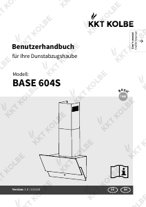 Manual KKT Kolbe BASE604S Cooker Hood