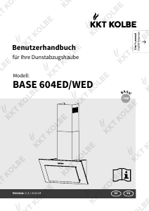 Bedienungsanleitung KKT Kolbe BASE604ED Dunstabzugshaube