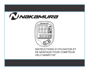 Mode d’emploi Nakamura NKMR11SF Compteur vélo