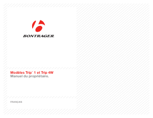 Mode d’emploi Bontrager Trip 1 Compteur vélo