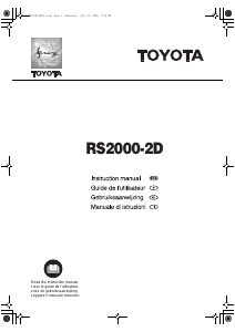 Manuale Toyota FSM224 (Dfl) Macchina per cucire