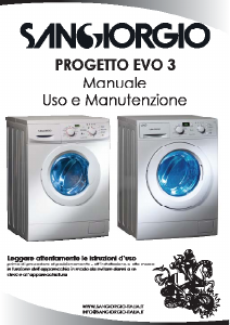 Manuale Sangiorgio SENS712D New Evolution Lavatrice