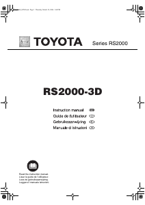 Manuale Toyota FSM325 (Dfl) Macchina per cucire