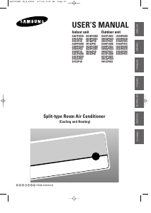 Manual Samsung SH09APGDX Ar condicionado