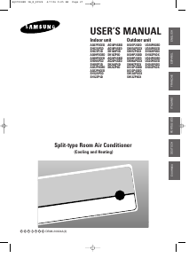 Manual de uso Samsung SH18AP0DX Aire acondicionado