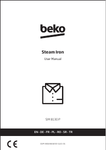 Handleiding BEKO SIM 8130 P Strijkijzer