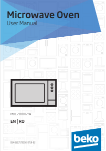 Manual BEKO MOC201002W Microwave