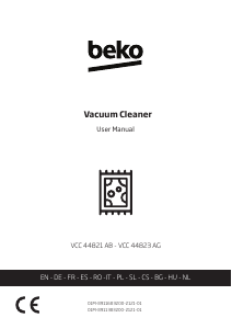 Manual de uso BEKO VCC 44821 AB Aspirador