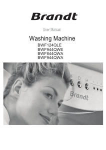 Manual Brandt BWF844QWA Washing Machine
