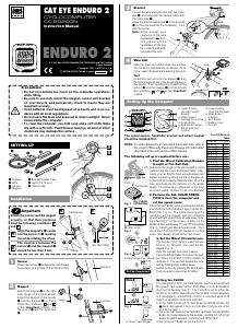 Manual Cateye CC-ED200N Enduro 2 Cycling Computer