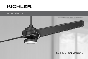 Manual Kichler 300702OZ Xety Ceiling Fan