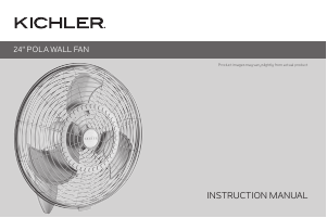 Manual de uso Kichler 339224NI Pola Ventilador