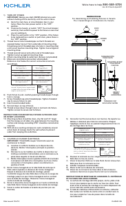 Manual Kichler 49501WZC Wiscombe Lamp