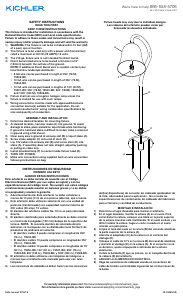 Manual de uso Kichler 15422AGZ Cotswold Lámpara