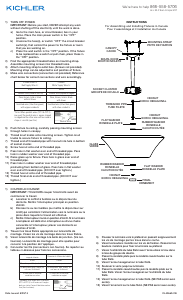 Handleiding Kichler 43669OZ Aubrey Lamp