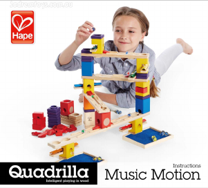 Manuale Quadrilla Music Motion Pista di biglie