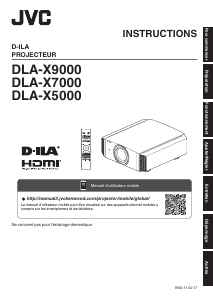 Mode d’emploi JVC DLA-X9000BE Projecteur