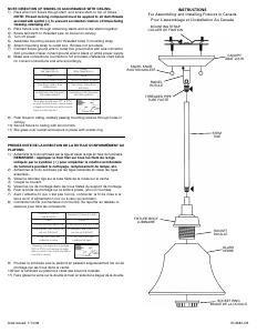 Manual Kichler 3482NI Langford Lamp